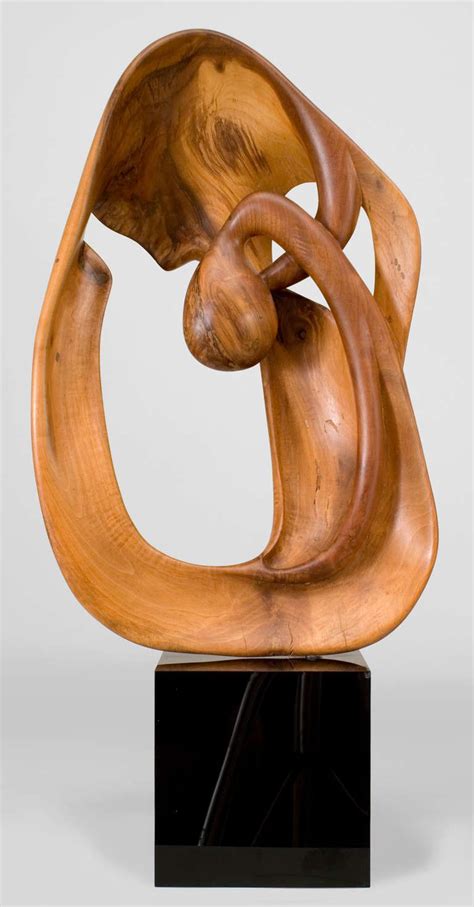 1977 Abstract Wood And Lacquer Sculpture By Tom Williams | Wood carving art, Wood sculpture ...