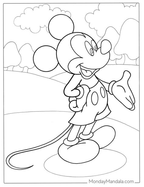 Mickey Mouse Pictures Coloring Pages - Infoupdate.org