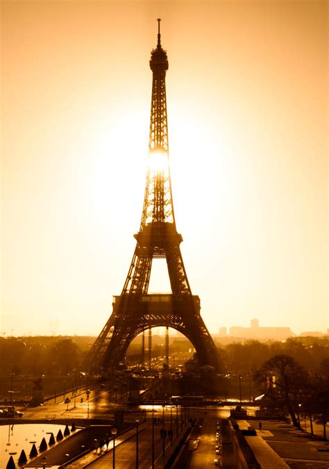 Sunrise on Eiffel Tower by Engazung on DeviantArt