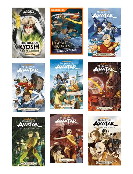 Books Like Avatar The Last Airbender Comics In Order : Avatar The Last Airbender Graphic Novel ...