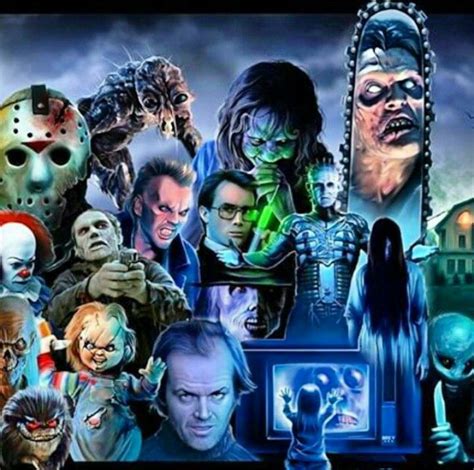 Pin by Jeff Osco on the gangs all here | Horror icons, Horror movie characters, Vintage horror