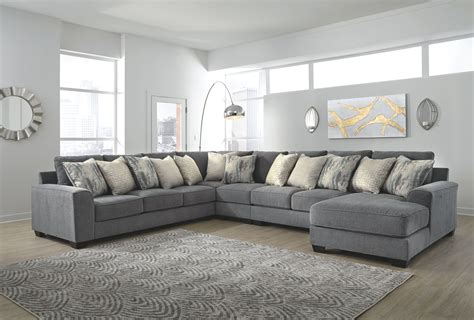 Castano 5-Piece Sectional with Chaise | Ashley | Ashley furniture, Living room sectional, Furniture