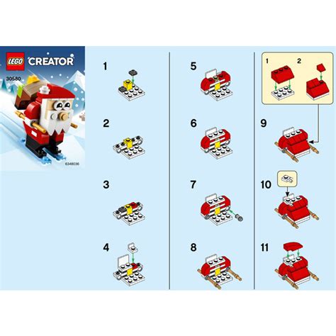 LEGO Santa Claus Set 30580 Instructions | Brick Owl - LEGO Marketplace