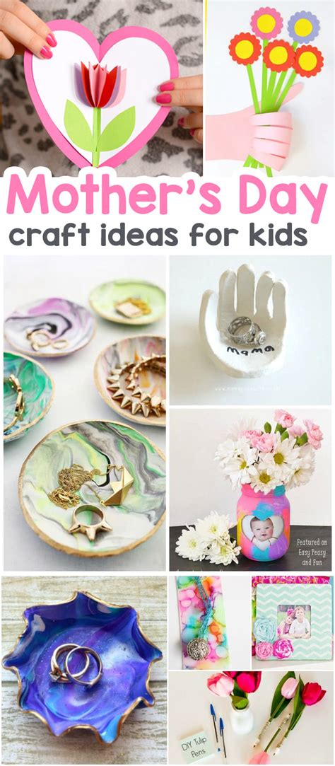 25+ Mothers Day Crafts for Kids - Most Wonderful Cards, Keepsakes and More! - Easy Peasy and Fun