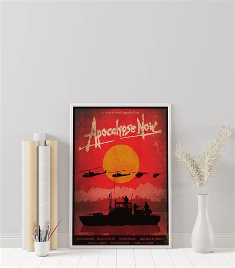 Apocalypse Now Poster Francis Ford Coppola Minimalist - Etsy