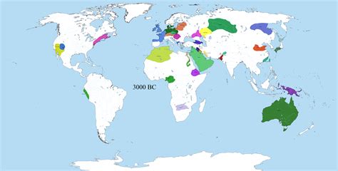 World Map 3000 BC by DinoSpain on DeviantArt