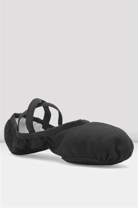 Ladies Performa Stretch Canvas Ballet Shoes, Black – BLOCH Dance US