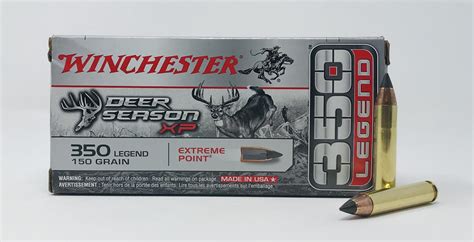 Hornady 350 Legend Ammunition 81197 Custom 165 Grain FTX Ballistic Tip 20 Rounds