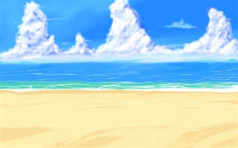 200 Luxury Anime Beach Scenery for You | Beach background, Anime ...