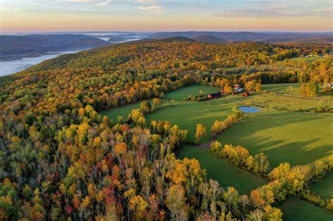 Drone photos capture Connecticut fall foliage from above