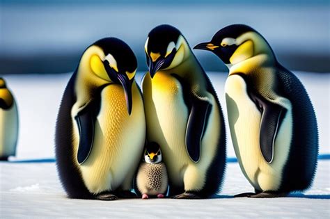 Premium Photo | Emperor Penguin Chicks