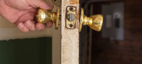 Tighten loose door knob – Door Knobs