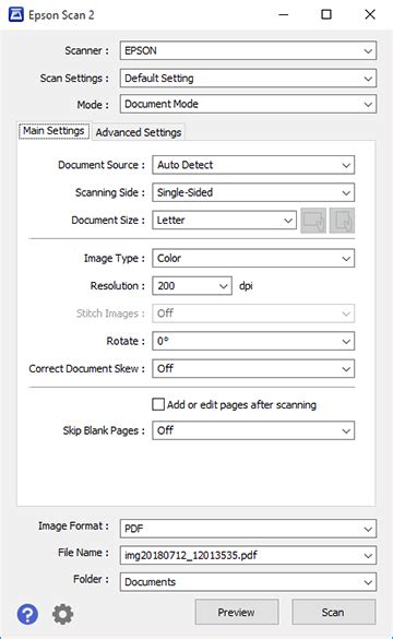 Starting a Scan Using the Epson Scan 2 Icon