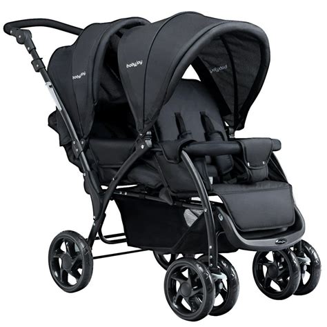 Foldable Twin Baby Double Stroller Lightweight Travel Stroller Infant Pushchair - Walmart.com ...