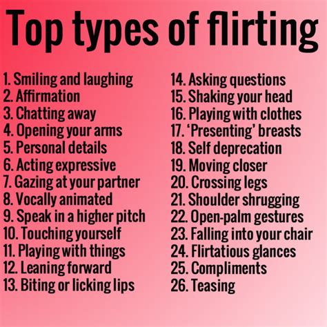 How to tell if someone is flirting with you