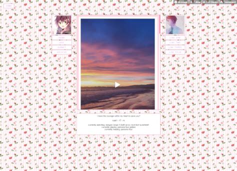 custom theme on Tumblr