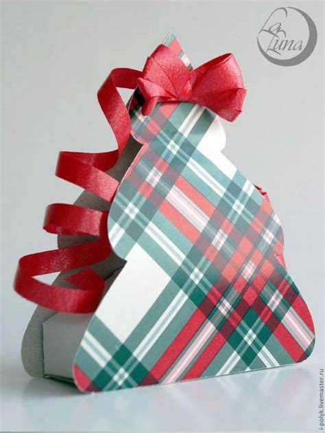 Creative Ideas - DIY Cute Christmas Tree Gift Box