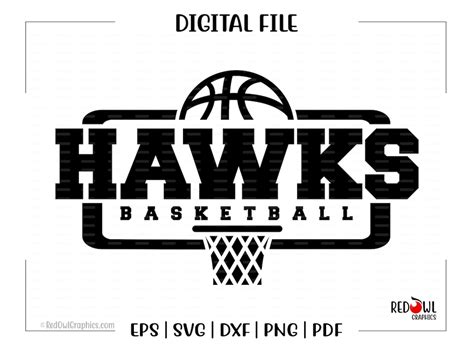 Basketball Svg, Hawk Basketball, Hawk, Hawks, Basketball, Svg, Dxf, Eps, Png, Pdf, Sublimation ...