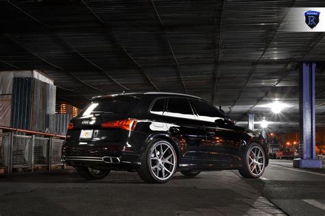 Black Audi Q5 on Chrome Rohana Wheels — CARiD.com Gallery