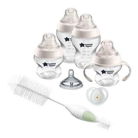 Tommee Tippee Closer to Nature Newborn Baby Bottle Starter Set - Clear, Unisex | Walmart Canada