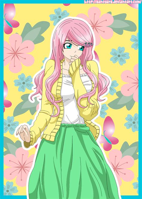 Fluttershy Human by ZantyARZ on DeviantArt