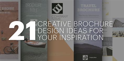 21 Creative Brochure Cover Ideas for Your Inspiration