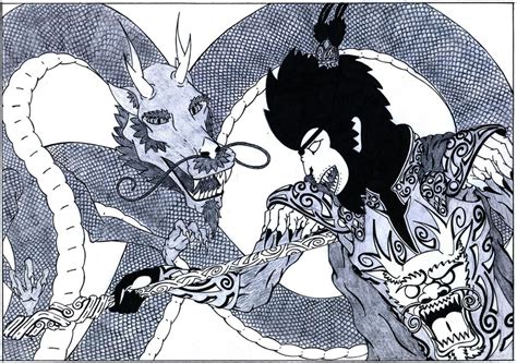 Monkey king vs Dragon by Curvy-tribal on DeviantArt