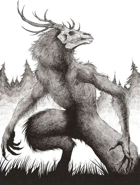 I'm a Cannibal (Male Wendigo x MGE) - Chapter 1: Wendigo meets Demon Lord | Scary art, Fantasy ...