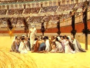 Christians in Colosseum - EARLY CHURCH HISTORY