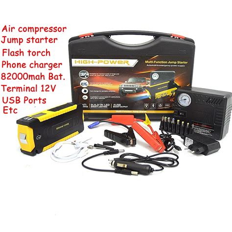 Car jump starter Kit And air Compressor - Wiltech Digital Electronics