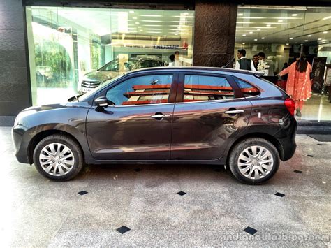 Maruti Baleno side NEXA showroom spied