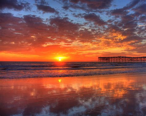 Pacific Beach sunset wallpaper | Pacific Beach, California wallpapers ...