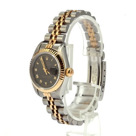 Used Ladies Rolex Oyster Perpetual DateJust Model 69173 - Save up to 50% at Bob's on 100% Rolex