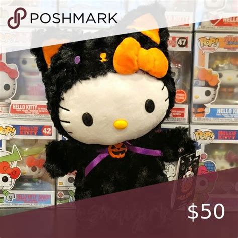 Hello Kitty by Sanrio "Black Cat" Halloween Side Stepper Dancing Animated Plush in 2024 ...