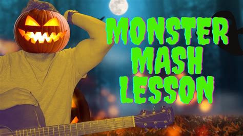 Monster Mash Guitar Lesson - BEST HALLOWEEN SONG (SUPER EASY) - YouTube