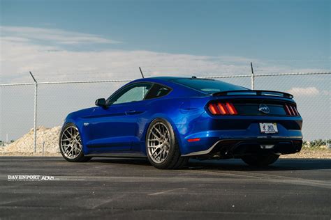 Perfectly Stanced Mustang on ADV.1 Custom Wheels — CARiD.com Gallery