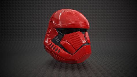 Sith Trooper Helmet - Star Wars The Rise Of The 3D asset 1