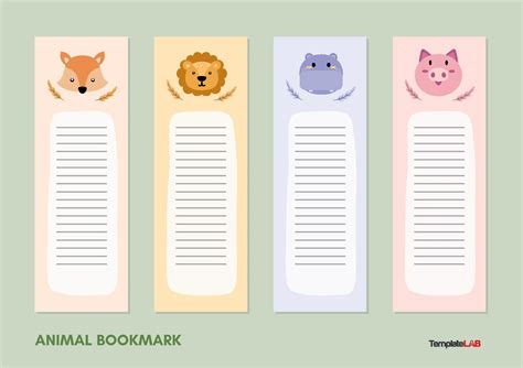 31 Free Printable Bookmark Templates [Word, PDF]