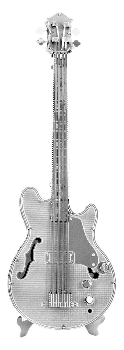 Electric Bass Guitar Metal Earth | 3D Metal Model Kits