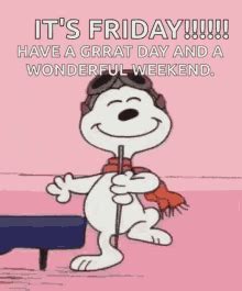 Happy Friday Great Weekend Gif - Garret Johnston