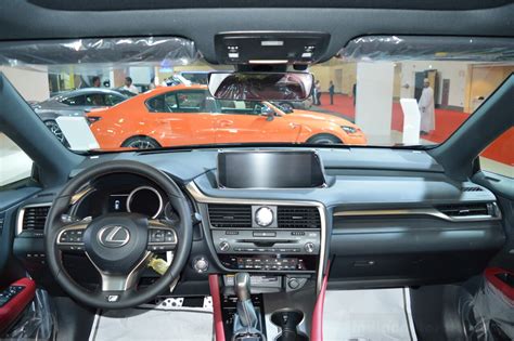 Lexus RX 350 dashboard at 2016 Oman Motor Show