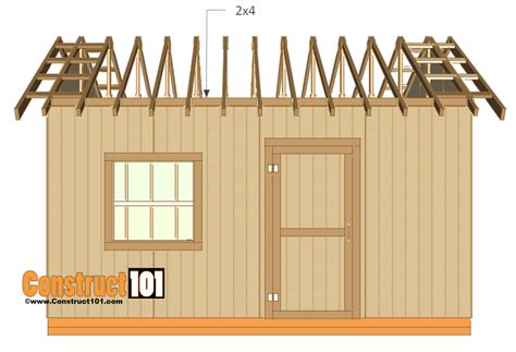 Shed Plans 12x16 Pdf - storage shed plans home depot