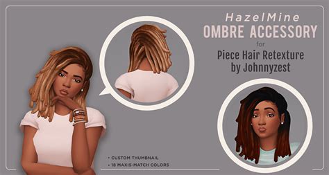 Ombre Accessory for Retexture of Piece Hair » HazelMine