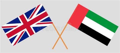 British and United Arab Emirates. the UK and UAE Flags. Official Colors. Correct Proportion ...