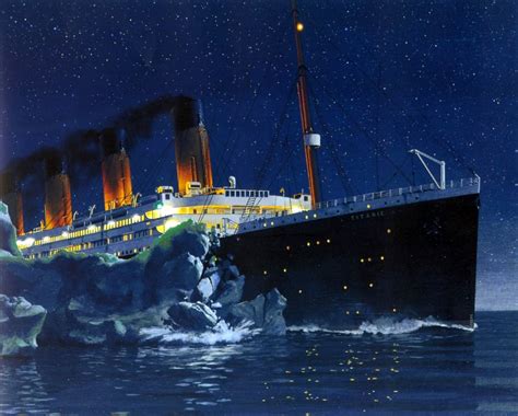 Image - Iceberg collision.jpg | Titanic Wiki | FANDOM powered by Wikia