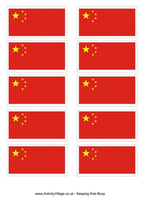 China Flag Printable | Flag printable, China flag, World thinking day