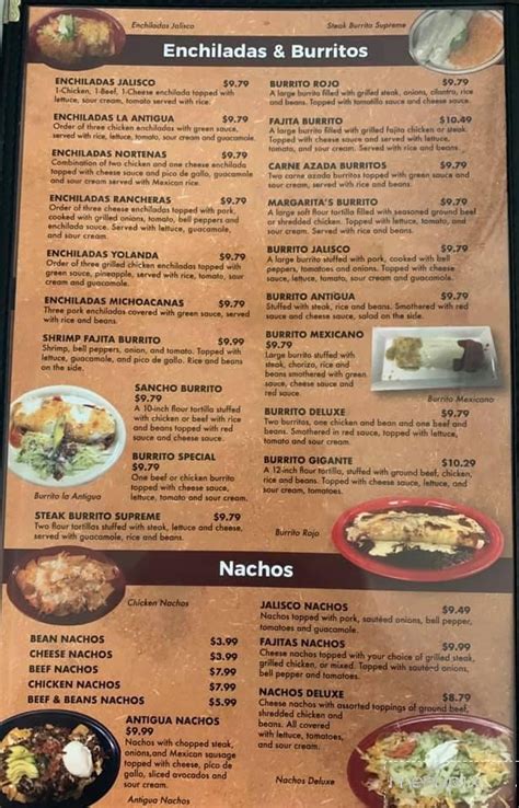 Menu of Chuy's Mexican Restaurant in Fremont, NE 68025