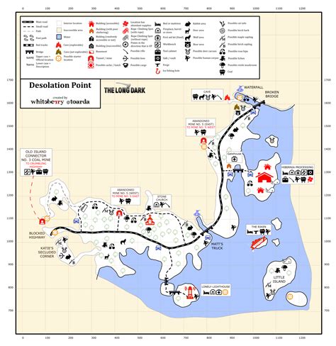 Image - Desolation Point map by whiteberry-toarda.png | The Long Dark ...