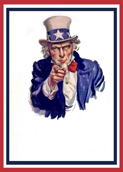 Uncle Sam Poster Blank Template - Imgflip