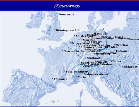 Eurowings route map